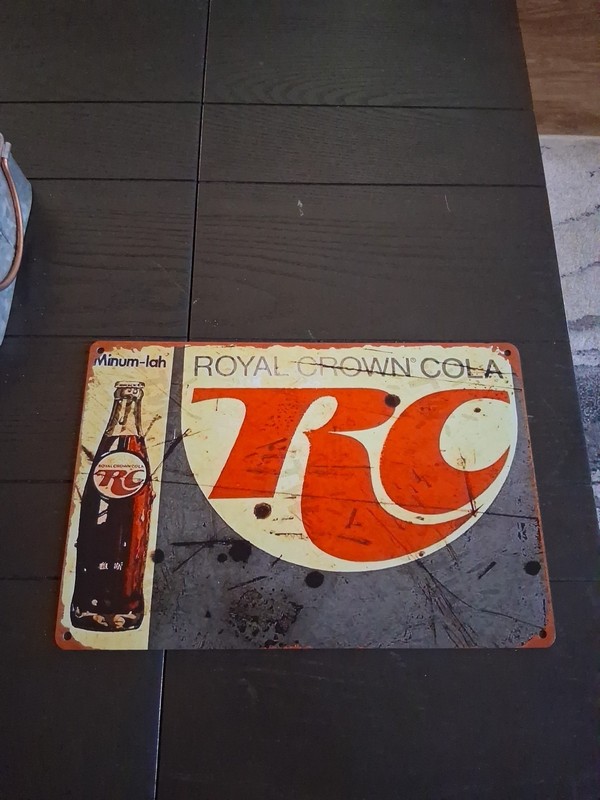 Royal Crown Cola 8x12 Reproduction Tin Sign
