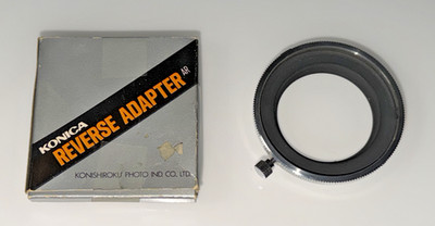 KONICA REVERSE ADAPTER AR 4 AR LENS, Made in Japan