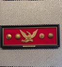 CIVIL WAR HISTORIC AMERICAN BUTTON PLAQUE - 1963 by HISTORIC ENTERPRISES
