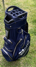 Sun Mountain Cart Golf Bag 14-Way Divider System Water Resistant Blue/Black/Grey