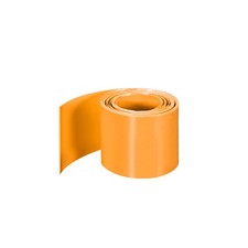 PVC Heat Shrink Tube 43mm Flat Width Wrap for Single 5 Meter Orange