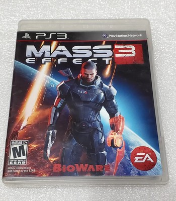 Mass Effect 3 (Sony PlayStation 3 PS3, 2012) Tested Disc Only No Manual EA