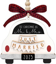 First Christmas Married Ornament 2025, Our First Christmas As Mr and Mrs Christm