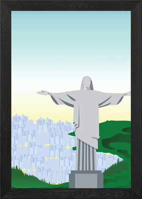 Christus der Erlöser Gerahmtes Wandbild Poster Leinwanddruck Bild