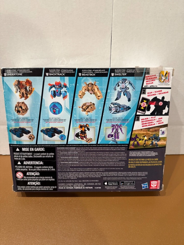 Transformers RID Robots in Disguise (2016) Mini-Con paquete de 4 SELLADOS DE FÁBRICA Foto 2 de 3