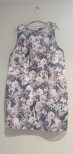 PRETTY KOKO Lovedrobe Knee Length Shift Dress Mauve Lilac Grey PLUS SIZE 22