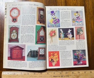 Vtg catalog Home Ideas Craft Kits Elmhurst IL Christmas Clocks Doll Houses