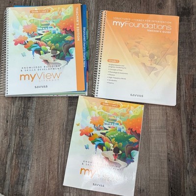 Savvas My View Literacy Grade 1 Teacher's Guide  Lot  Home School Educational