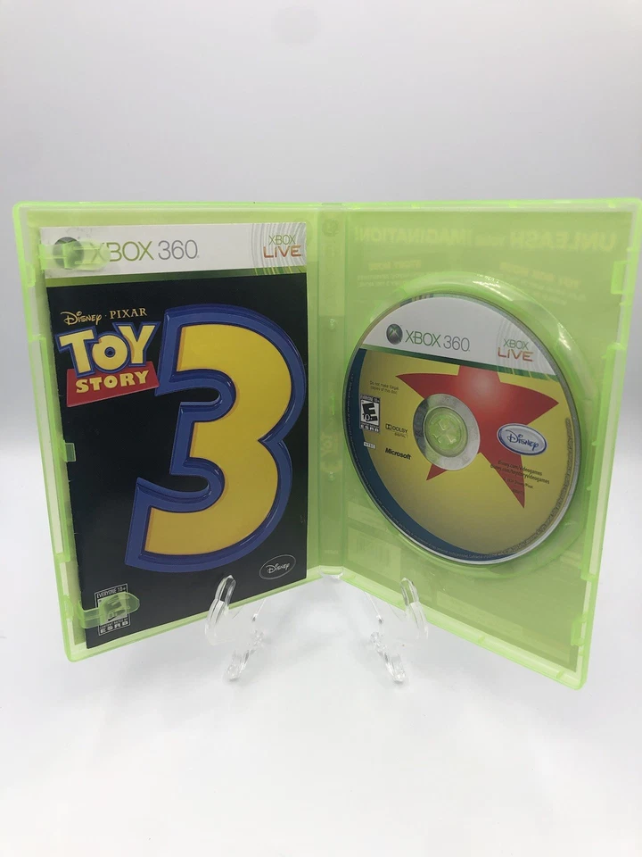 Toy Story 3 (Microsoft Xbox 360, 2010) CIB Completo con Manual Probado Foto 2 de 4
