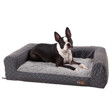 K H Pet Products Inflatable Air Sofa Dog Bed   Washable Gray Small