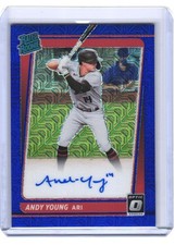 2021 Andy Young Optic Rated Rookie Blue Mojo Prizm Auto RC /99 #RRS-AY (H367)