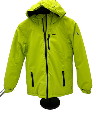Kamik Bright Yellow Ski Snow Insulated Hood Waterproof Reflective Jacket Size 12
