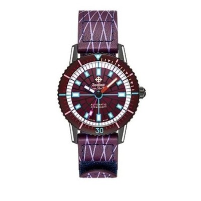 Zodiac ZO9307 Super Sea Wolf Laser Tag Edition Compression Diver Automatic Watch