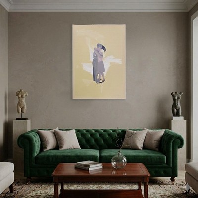 Guillermo Conte ''El Abrazo'' P.T. 2005, Fine Wall Art Print | 105 x 75 cm