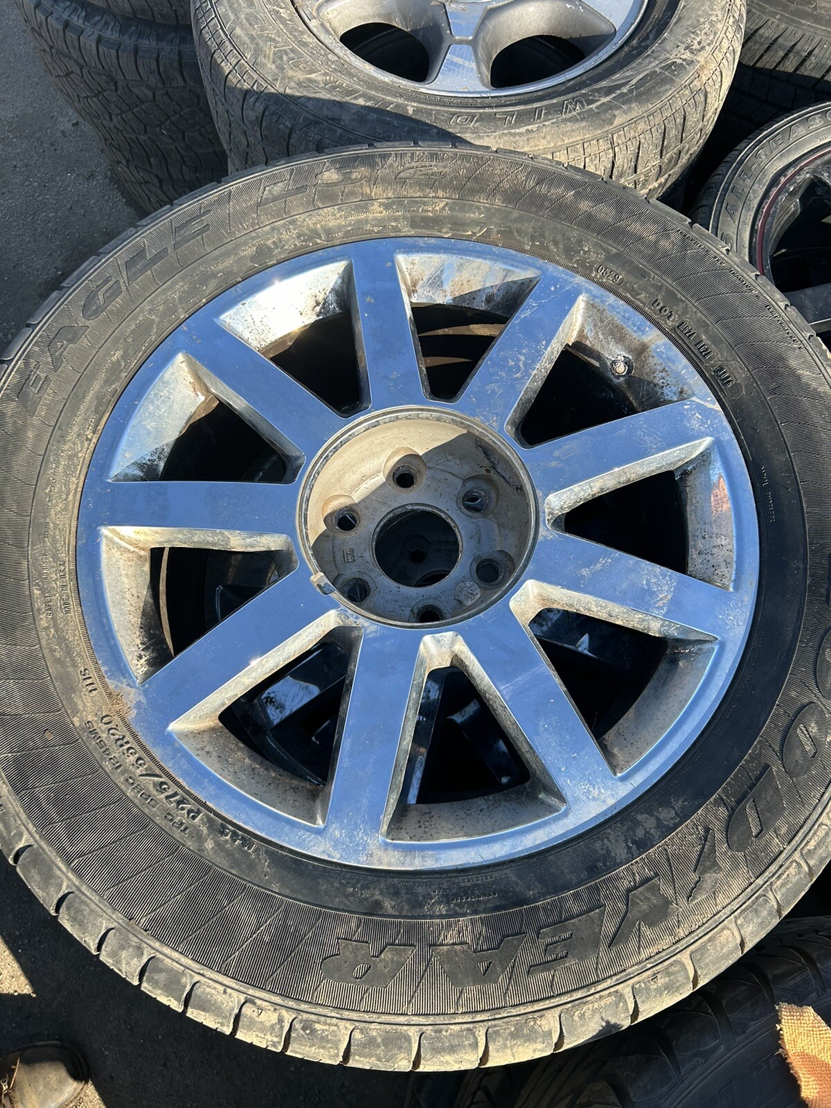 Wheel 20x8-1/2 Factory Opt PD0 9 Spoke Fits 04-06 ESCALADE ESV 1449222 ...