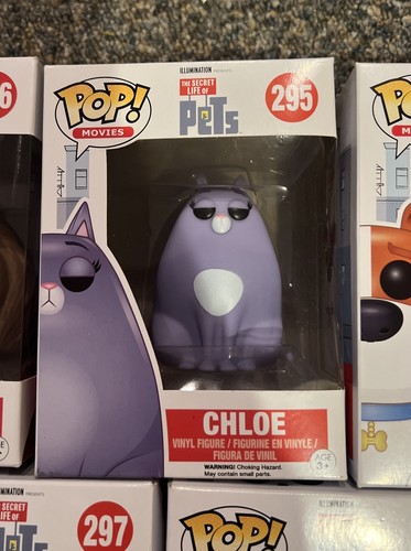 Funko Pop! Secret Life of Pets Lot Of 5 Pops- Chloe, Max, Gidget, Snowball, Duke - Picture 3 of 6