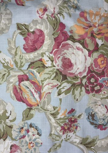 Waverly Curtain Set SPRING BLING Romantic Farmhouse Floral Lot of 2 PANELS - Picture 5 of 8
