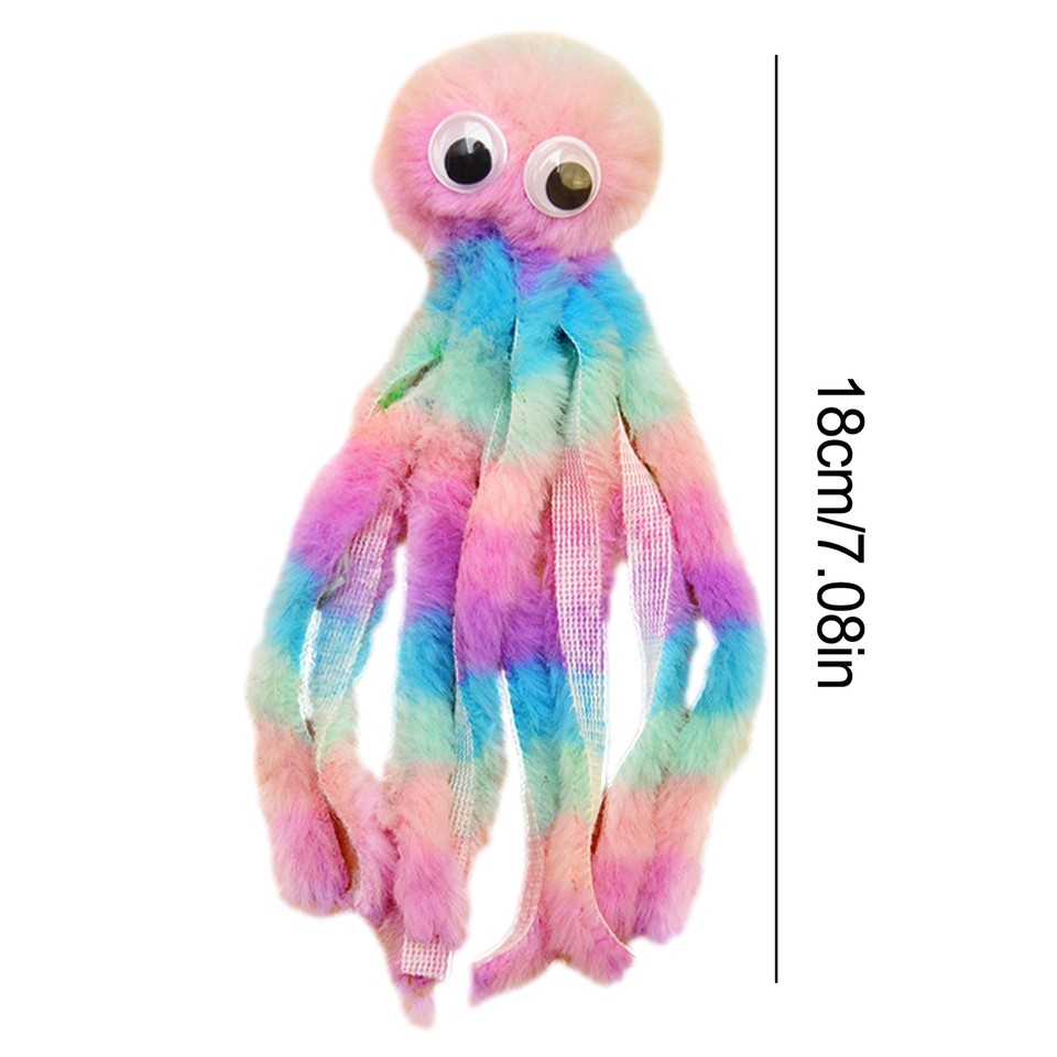 Soft Octopus Cat Chew Toy Indoor Plush Cat Toy Kitten Teething Toy eBay
