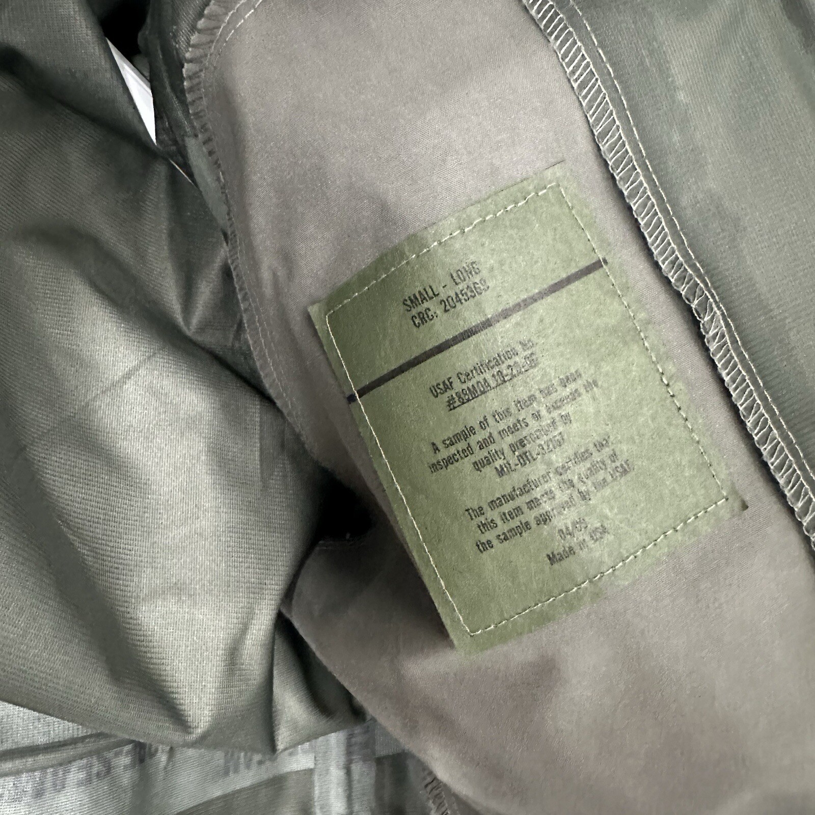 NWOT Tennessee Apparel Corp Parka Jacket Mens Small Long Green All Purpose Camo