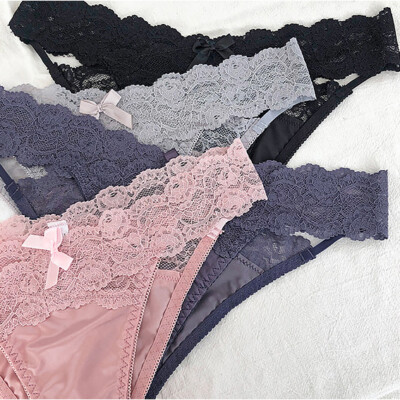 Women's Sexy Lingerie Lace Panties Thong G-string Knicker Sleepwear Underwear