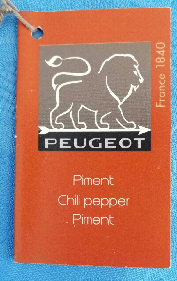 TRITA MACINA PEPERONCINO PEUGEOT LEGNO ACRILICO CM.14 CHILI PEPPER PIMENT - Immagine 4 di 4