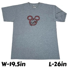 Vintage Y2K Walt Disney World Mickey Chinese Dragon T-Shirt Mulan Tee Size Small