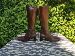 Maripe Dames Laarzen Cognac croco laars th | Van den Assem