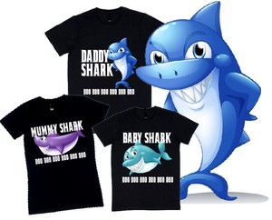 mummy shark t shirt