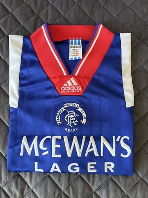 Adidas Rangers Football Club 1992/1993/1994 Home Football Shirt