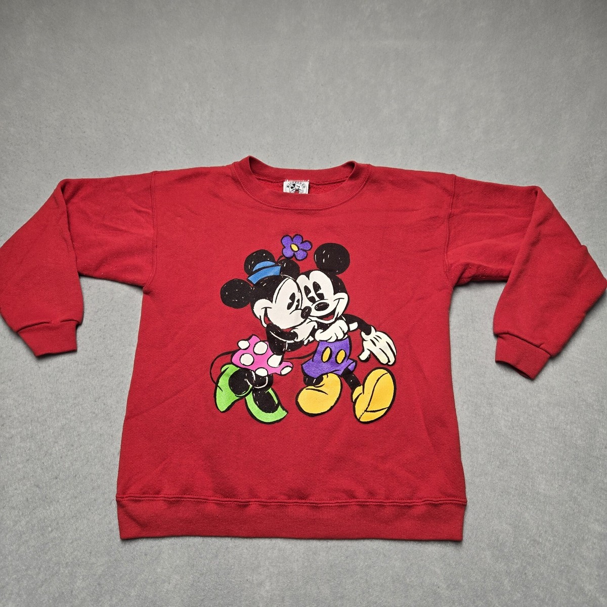Vintage Mickey & Co Mickey And Minnie Mouse Sweatshirt Youth Size