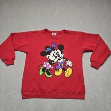 Vintage Mickey  Co Mickey And Minnie Mouse Sweatshirt Youth Size Large 14/16