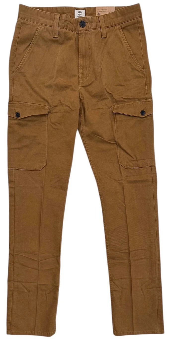 Timberland Pantalone Cargo Uomo Squam Lake Vestibilità Dritta Cotone Twill