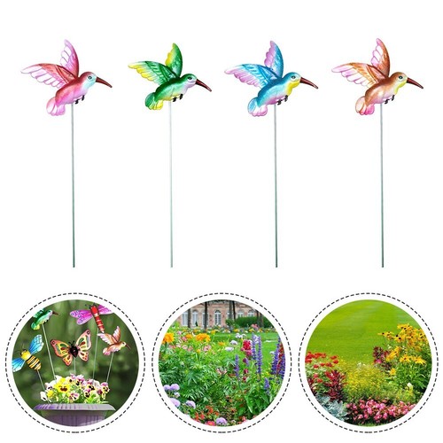 AttoShow Kolibri-Windspiel Aus Metall – Dekoration Für Garten, Terrasse, Mit Glocken, Geschenk