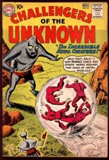CHALLENGERS OF THE UNKNOWN #16 3.0 // BOB BROWN COVER DC COMICS 1960