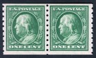 SCOTT #392 PAIR - XF - OGnh w/PF Certificate