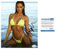 Haley Kalil Signed Autograph 8x10 Photo Sexy SI Swimsuit Model ACOA