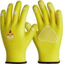 COOLJOB Kids Gardening Gloves Age 2-10 x1 Pairs Childrens Gardening Gloves SMALL