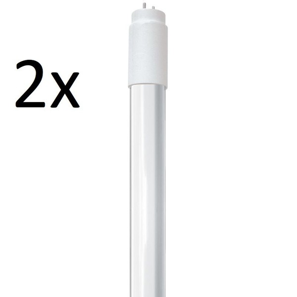 2X MüLler Licht Led RöHre 14W 90Cm G13 Kaltweiß Mit Starter Eek:F (Spektrum A-G)-image