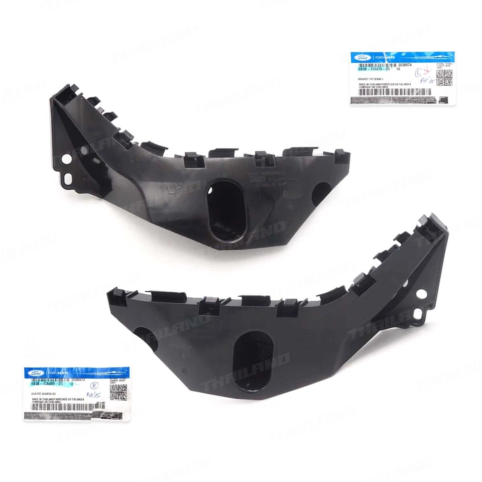 Par de soportes de barra de parachoques delanteros para Ford Ranger XLT PX2 Wildtrack 2015-2017 Foto 4 de 4