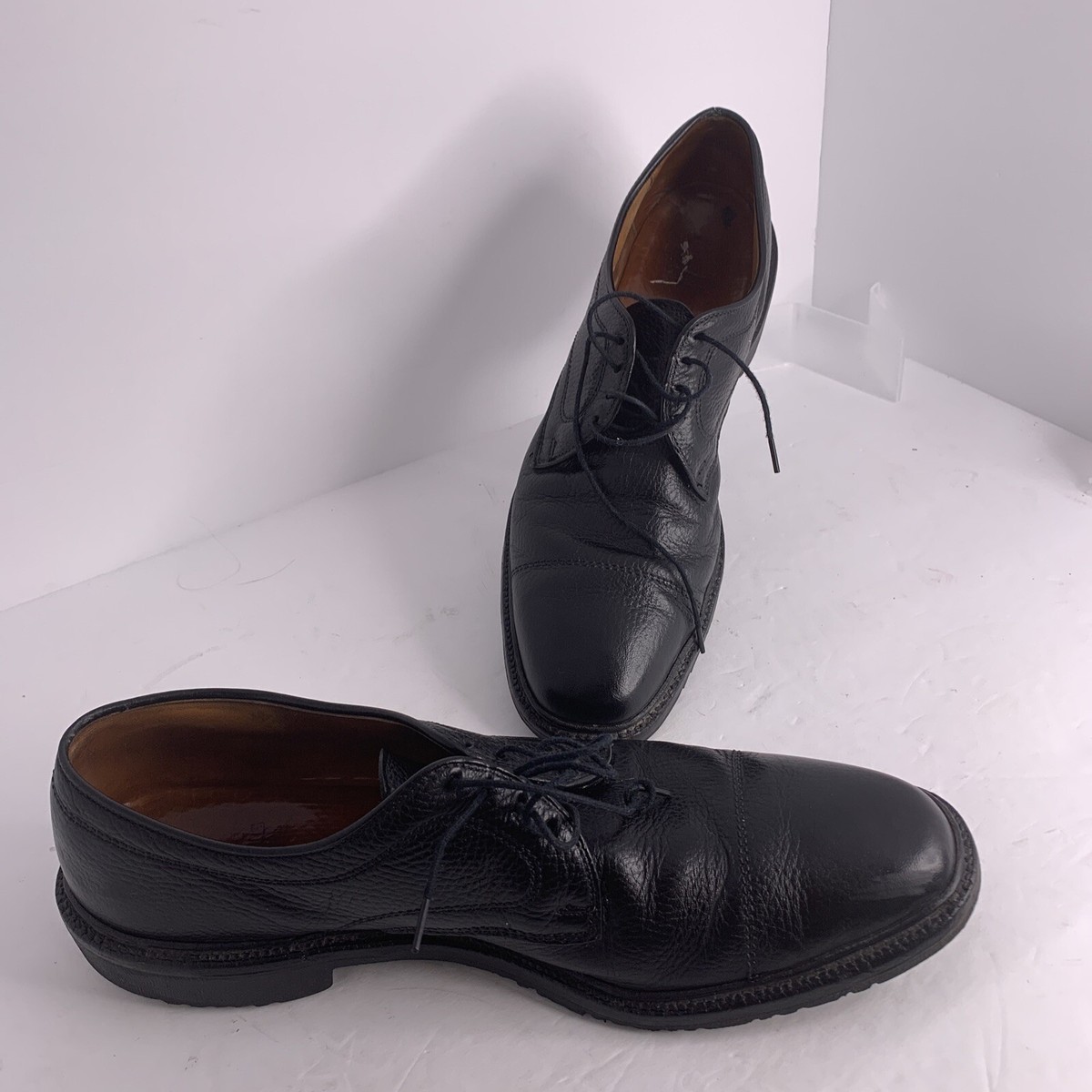 Allen Edmonds Black Leather Derby Shoes Dainite Rubber Soles Men\'s 12 E 4616 Amazon.com | Allen Edmonds Men main image 4