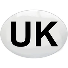 UK Sticker Vehicle Sticker Plate Europe Travel Car Caravan Motorhome Road Trip