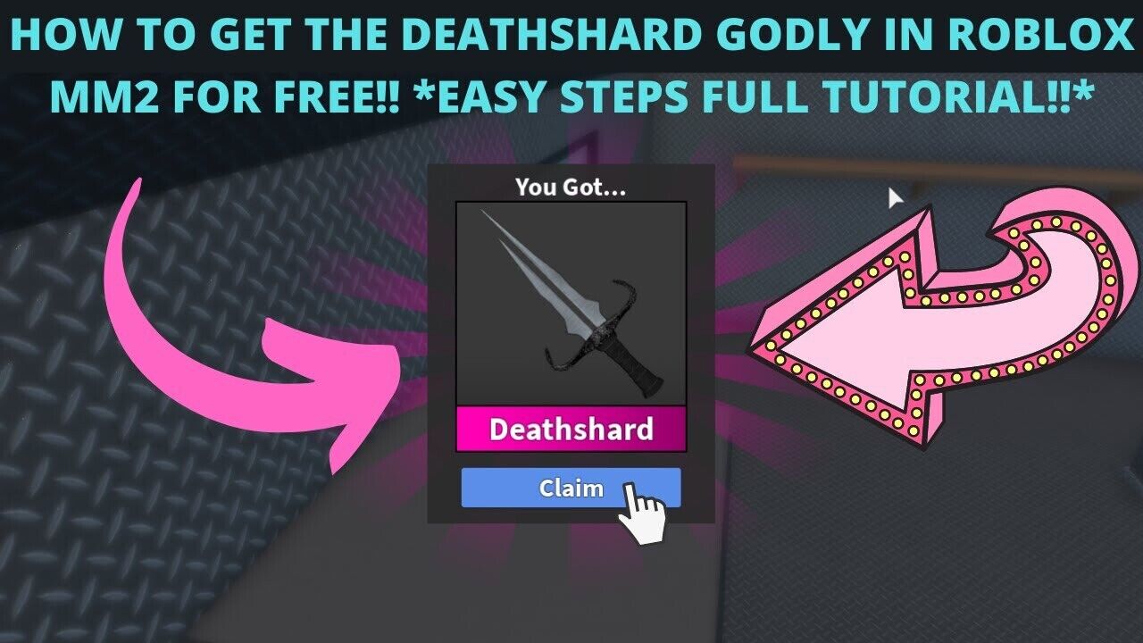 Roblox Murder Mystery 2 MM2 Death Shard Godly Knife and Guns