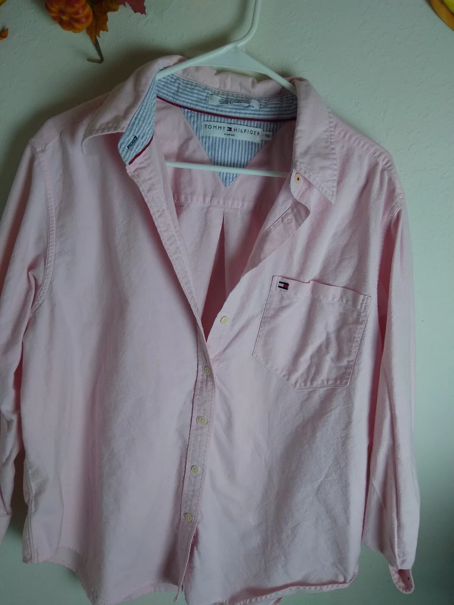 Tommy hilfiger on sale pink blouse