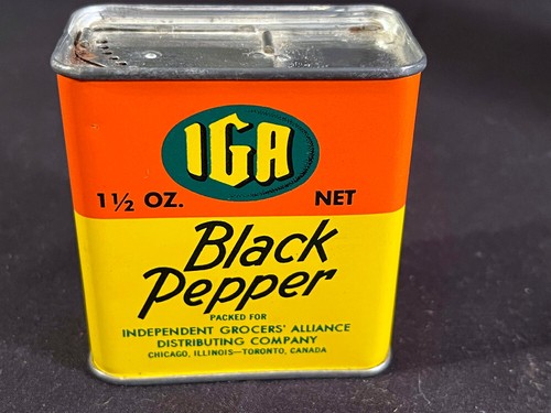Vtg Spices Can Box Bottle - Durkee French's McCormick Ann Page IGA ~ GUC - Picture 7 of 8