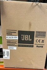 JBL AC 18/26 White Compact 8" 2-Way Loudspeaker System