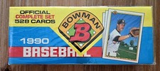 1990 ⚾ Bowman Baseball Complete Factory Sealed Set 528 Cards. MLB 