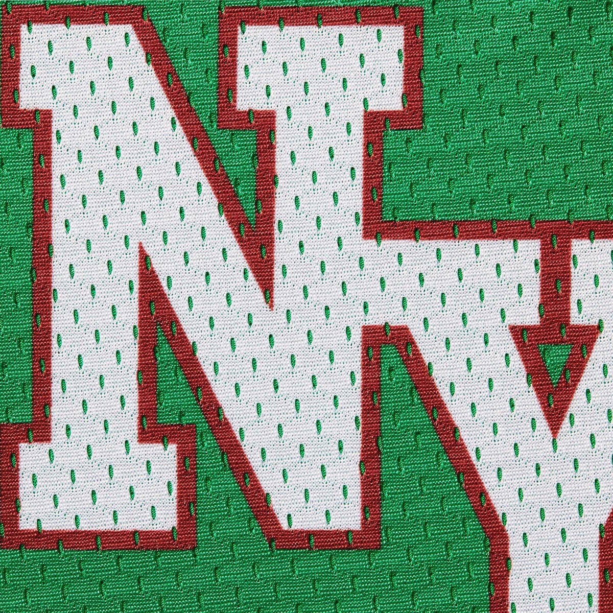 Supreme Big Script Mesh Short SS24 Green Poly Eyelet Gym Supreme Big Script Mesh Short SS24 Green Poly Eyelet Gym
