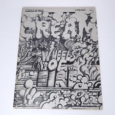 Vtg 1968 Cream Wheels of Fire Songbook Sheet Music GUITAR Missing 3 Pages 