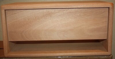 rawcabs vintage African Mahogany head cabinet will fit a 17'' x 2'' x 8'' chassis