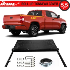 Fits 07-16 Tundra SR5 Crew max 5.5ft Lock Soft Roll Up Tonneau Cover Trunk Bed